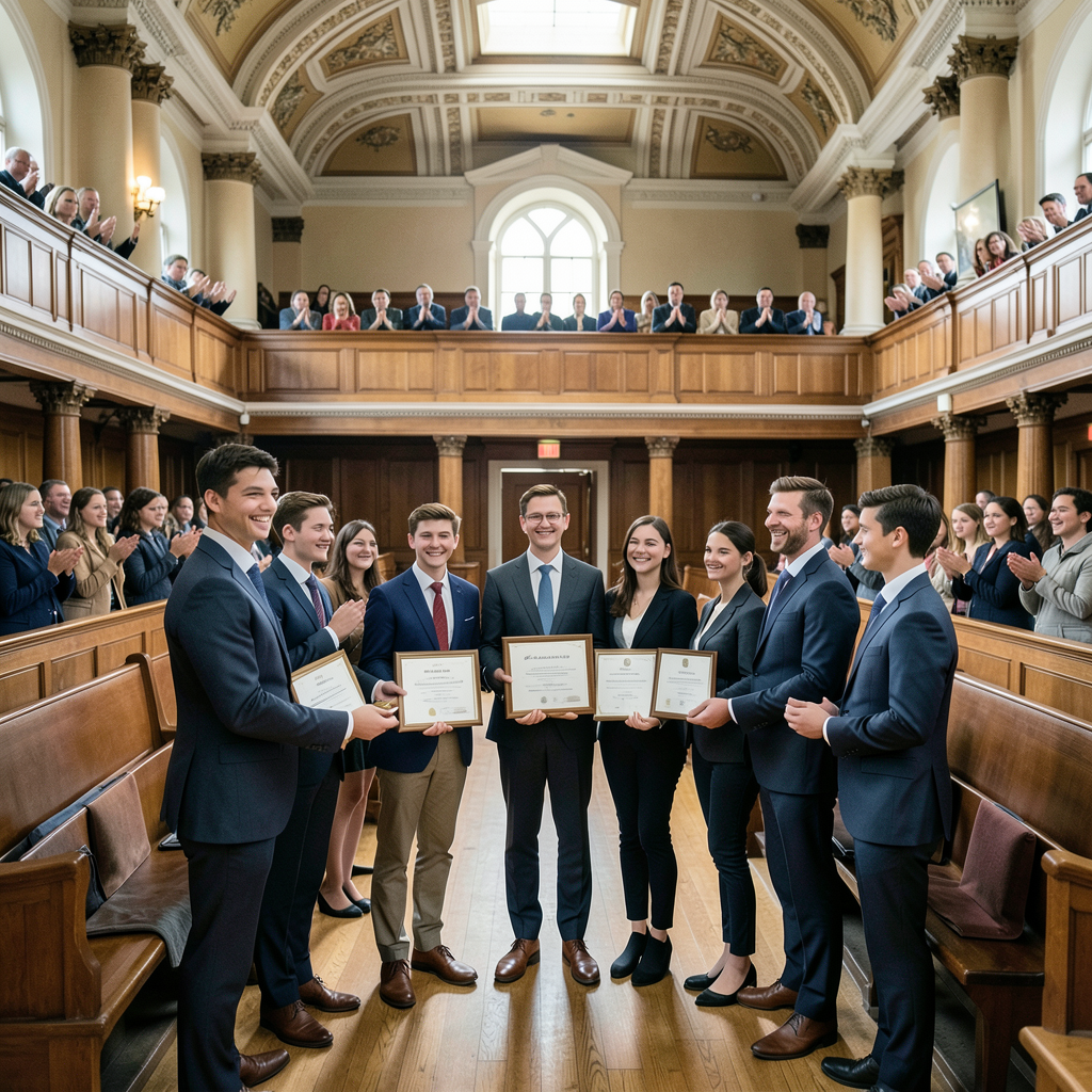 56 Hackney young people receive Jack Petchey Foundation awards at Town Hall